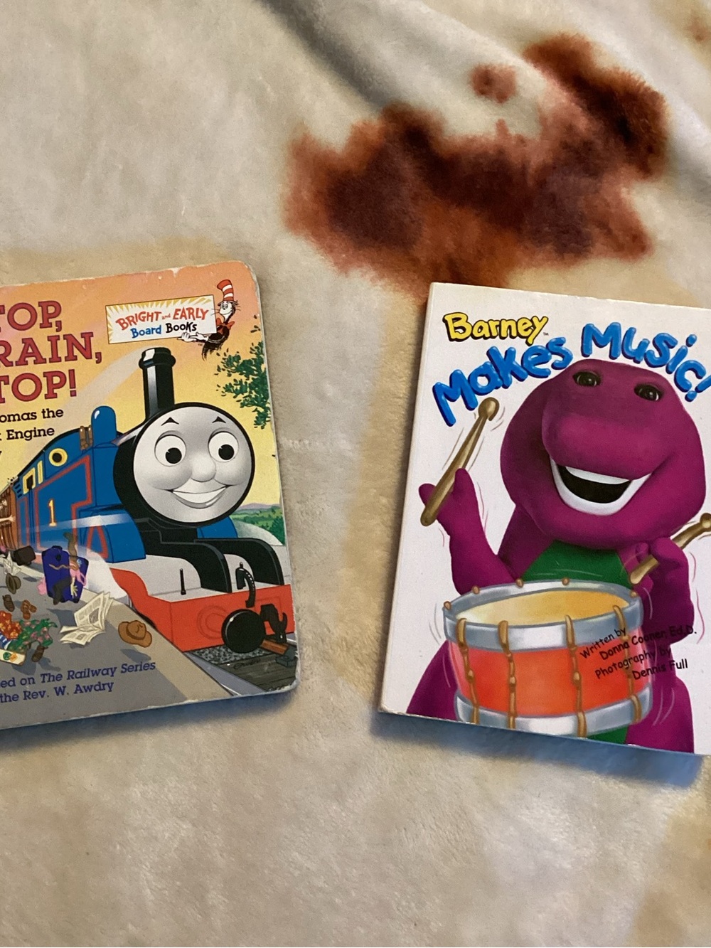90s Barney & Thomas Baby Board Books